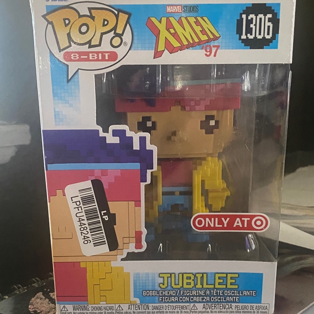 Funko 8-Bit X-Men Jubilee Figure - Red, Blue, Yellow